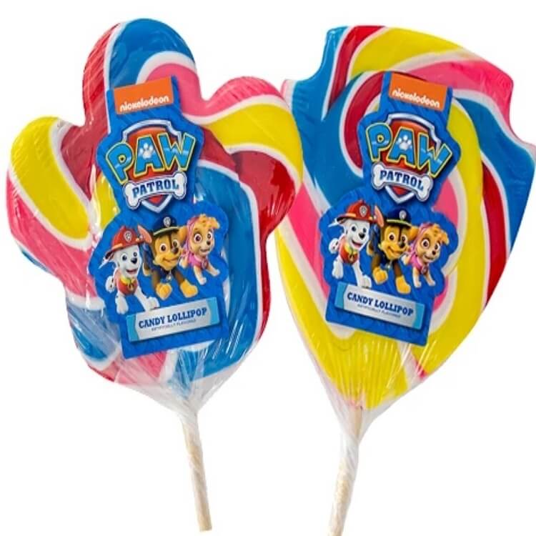 Giant Paw Patrol Lollipops Novelty Candy Online